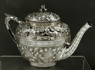 Gorham Sterling Tea Set  1879 PERSIAN PATTERN 3