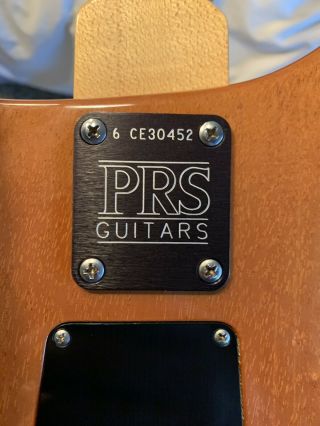 2006 Vintage PRS Paul Reed Smith CE 24 Guitar,  Roswd.  Fret,  Maple Top,  Amber 4