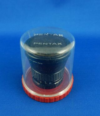 Vtg Pentax Camera Lens Pentax 110 1:2.  8 70mm 1020793 Asahi Opt Co Japan w/ Case 3