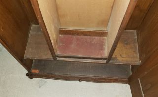 Antique Oak Gun Cabinet – Hudson – only 29 inches width 5