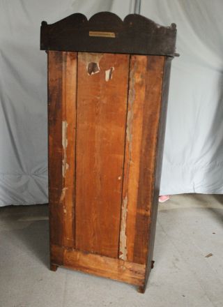 Antique Oak Gun Cabinet – Hudson – only 29 inches width 6