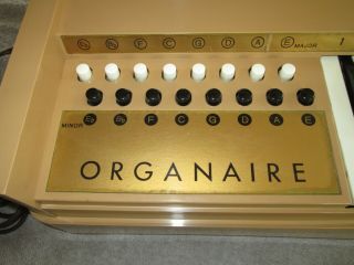 Vintage Organaire Electric Chord Organ pre - owned 2