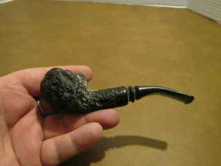 Vintage Jobey 160 Smoking Pipe Estate Find W/grn Mother Of Pearl Mouth Pc