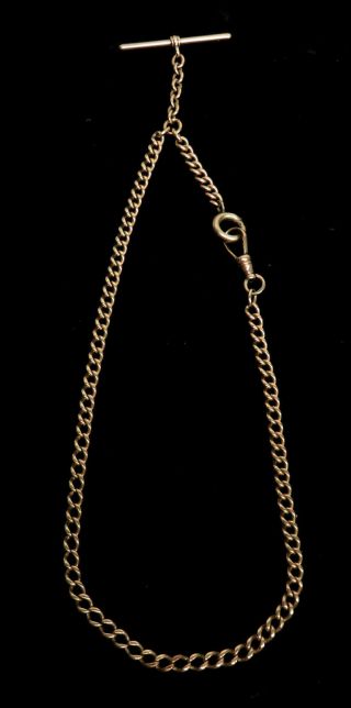 Antique 19th Century 14k Solid Gold 15 " Pocket Watch Chain