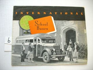 Vintage International Bus Information Brochure