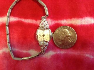Vintage Watch Ladies Le Phare Swiss 17 Jewels Stainless Steel 10k Rgp Bezel