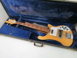 012 - Vintage Rickenbacker 4001 Mapleglo Bass Guitar Project
