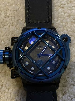 Invicta 52mm Russian Diver Nautilus Swiss Made 6497 Custom Horween Leather Strap