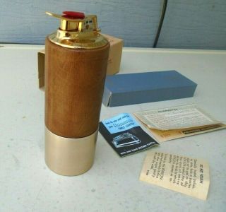 Vintage Ronson Lighter Varaflame Tandem Cigarette Case Urn Nos W Box & Papers