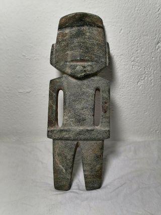 Pre - Columbian Mezcala Stone Figure From Mexico.  Ca.  400 Bc.