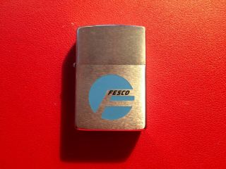 Rare Vintage Zippo Lighter Fesco And Moram Russian Companies