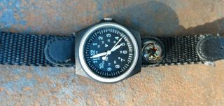 Vintage rare Stocker & Yale US Govt Issued Sandy 490 Military watch 5