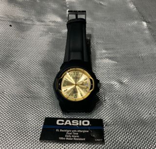 Black And Gold Casio Watch