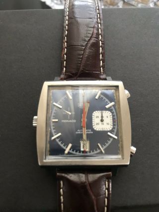 Vintage Heuer Monaco Chrono Watch - Monaco 1533b - Cal.  15