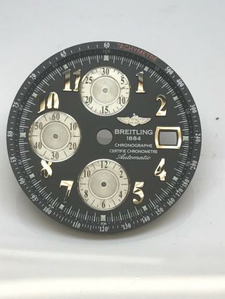 Breitling Chronomatic Evolution Black B721 Automatic Watch Dial