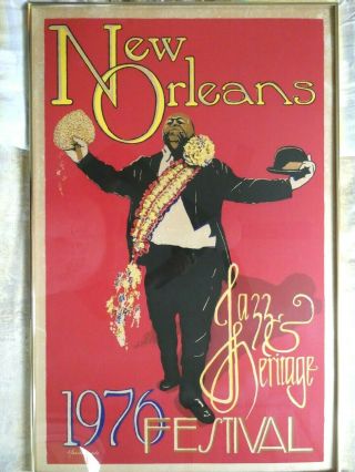 1/a Orleans Jazz Heritage Festival 1976 Numbered " Festival Edition "