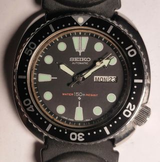 Vintage Seiko Turtle 6309 - 7040 Diver Automatic Men 