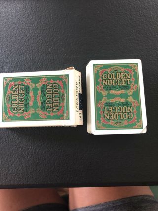 Vintage Golden Nugget Gambling Hall And Rooming House Playing Cards