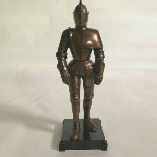 Collectable Vintage Knight In Armor,  Metal Table Lighter -