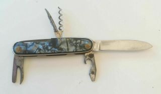 Altenbach Solingen Vintage Germany Multi Tool Pocket Folding Knife
