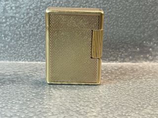 Vintage S.  T.  Dupont Ligne 1 Paris Made In France Gold Plated Pocket Lighter