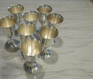 Sterling Silver Water Wine Goblet No Monograms