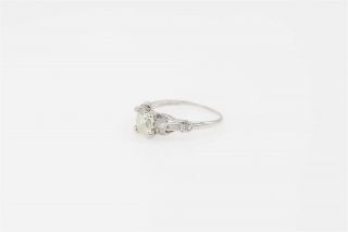 Antique 1920s $10,  000 1.  78ct VS Old Mine French Cut Platinum Wedding Ring 2