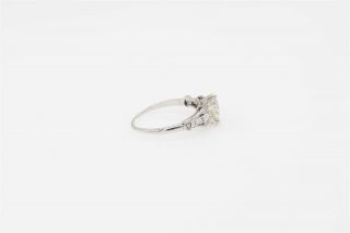 Antique 1920s $10,  000 1.  78ct VS Old Mine French Cut Platinum Wedding Ring 3