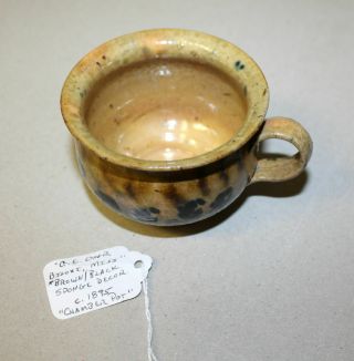 Antique George Ohr Marked Art Pottery Cup Or Mug – Chamber Pot Style