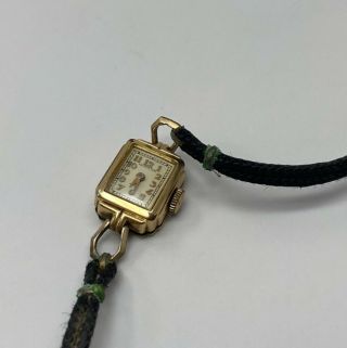 Vintage Antique Hamilton 14k Gold Filled 17 Jewel Ladies Wristwatch