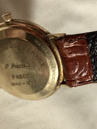 VINTAGE 1966 Longines Grand Prize Automatic Admiral Case Wrist Watch 10K GF 6