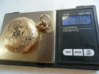 SOLID 18k Gold Antique 1878 Waltham Riverside 8S 11J Hunter ' s Case Pocket Watch 2