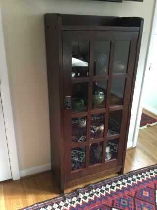 Stickley Single Door Bookcase 633,  Arts&crafts,  Mission,  8 Yrs Old
