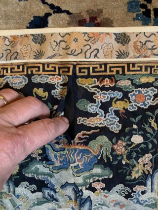Old Chinese Kesi Embroidery Panel/ Rank Badge? 4