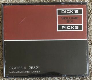 Picks - 6 Grateful Dead - Dicks Picks 6 Six —vintage 3 Cds In