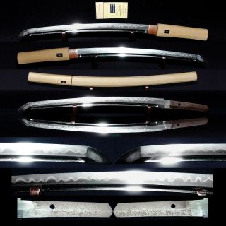 脇差 Wakizashi Antique Japanese Sword 39.  6cm Signed 祐定 Sukesada,  Nbthk Hozon