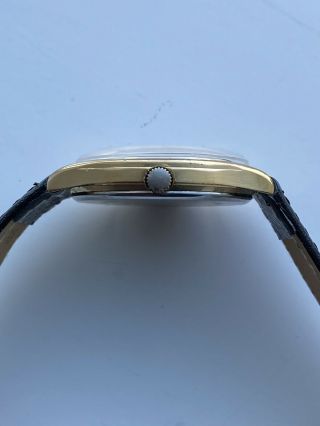 Vintage Gents Gold Plated Quartz Mondia (Zenith) Dress Watch ESA ETA 954.  112 3