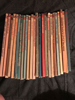 Vintage Disney 23 Books Wonderful World Of Reading Hard Cover Children’s Books