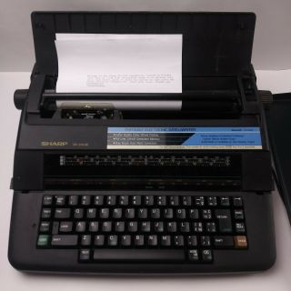Vintage Sharp Pa - 3100 Ii Typewriter Portable Electronic