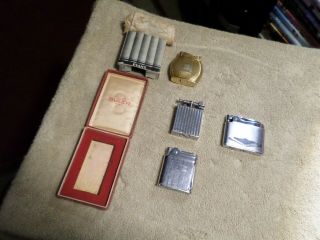 Vintage Evans Lighter W/box - Parker Beacon - England - Ronson Adonis - Buler Box& Japan