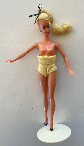 German Vintage Bild Lilli Hausser Pre Barbie 7.  5 " With Stand
