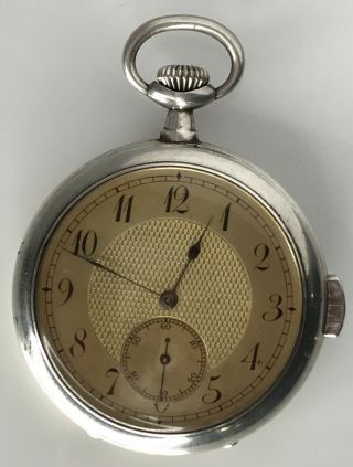 Pocket Watch " Repeating " Solid Silver 925