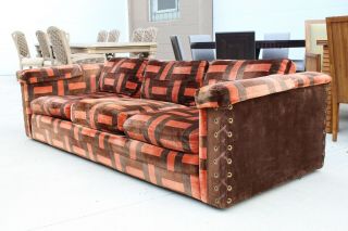Milo Baughman for Thayer Coggin Sofa Couch Mid Century Modern 1970 ' s 6
