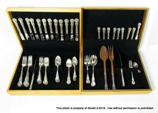 76 - Pc Vintage Towle Old Master Sterling Silver Flatware Approx.  13 Settings