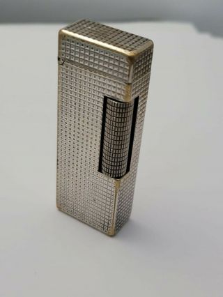 Vintage Dunhill Rollagas Silver Lighter Parts /repairs,  Needs Service