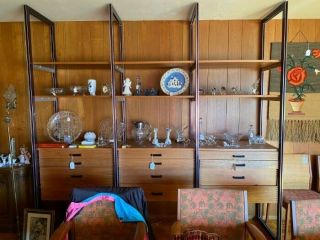 Mid Century 1961 Herman Miller George Nelson Css Standing Wall Unit