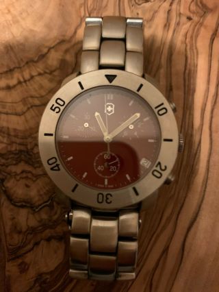 Rare Victorinox Swiss Army Watch Chrono