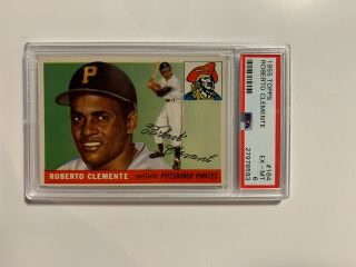Roberto Clemente 1955 Topps Rookie Card Psa 6