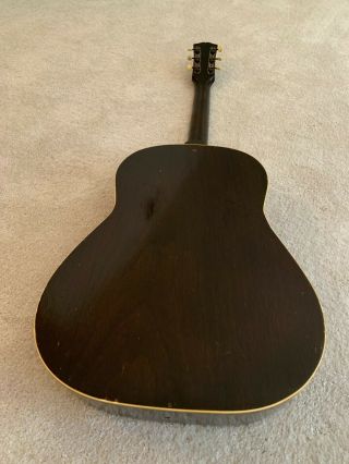Antique/Vintage Gibson Acoustic Guitar with Banner CA 1943 5