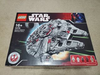 Lego 10179 2007 Star Wars Ucs Millennium Falcon 1st Edition C.  O.  A.  1728